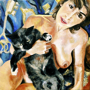 Marie et son chat
